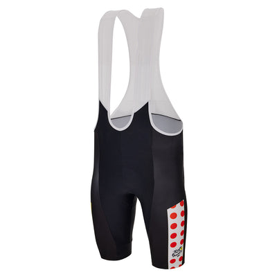 Santini TDF Kom Bibshorts - Black/Polka - Cyclop.in