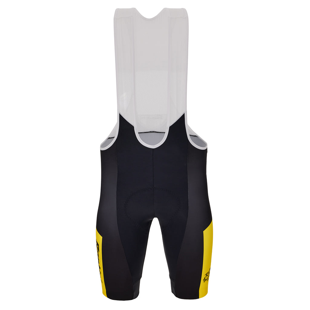 Santini TDF Leader Bibshorts - Black/Yellow - Cyclop.in