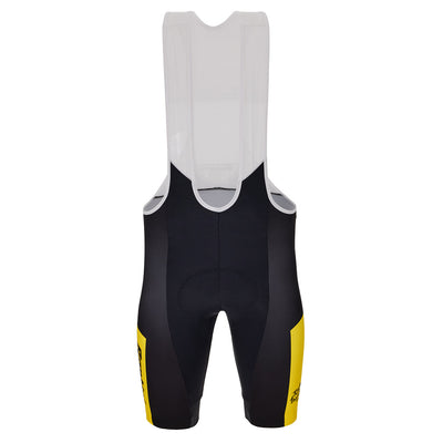 Santini TDF Leader Bibshorts - Black/Yellow - Cyclop.in