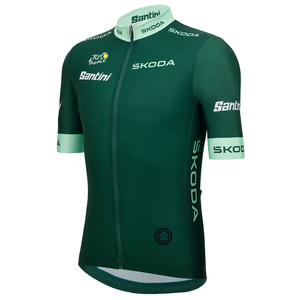 Santini TDF Best Sprinter Jersey - Green - Cyclop.in