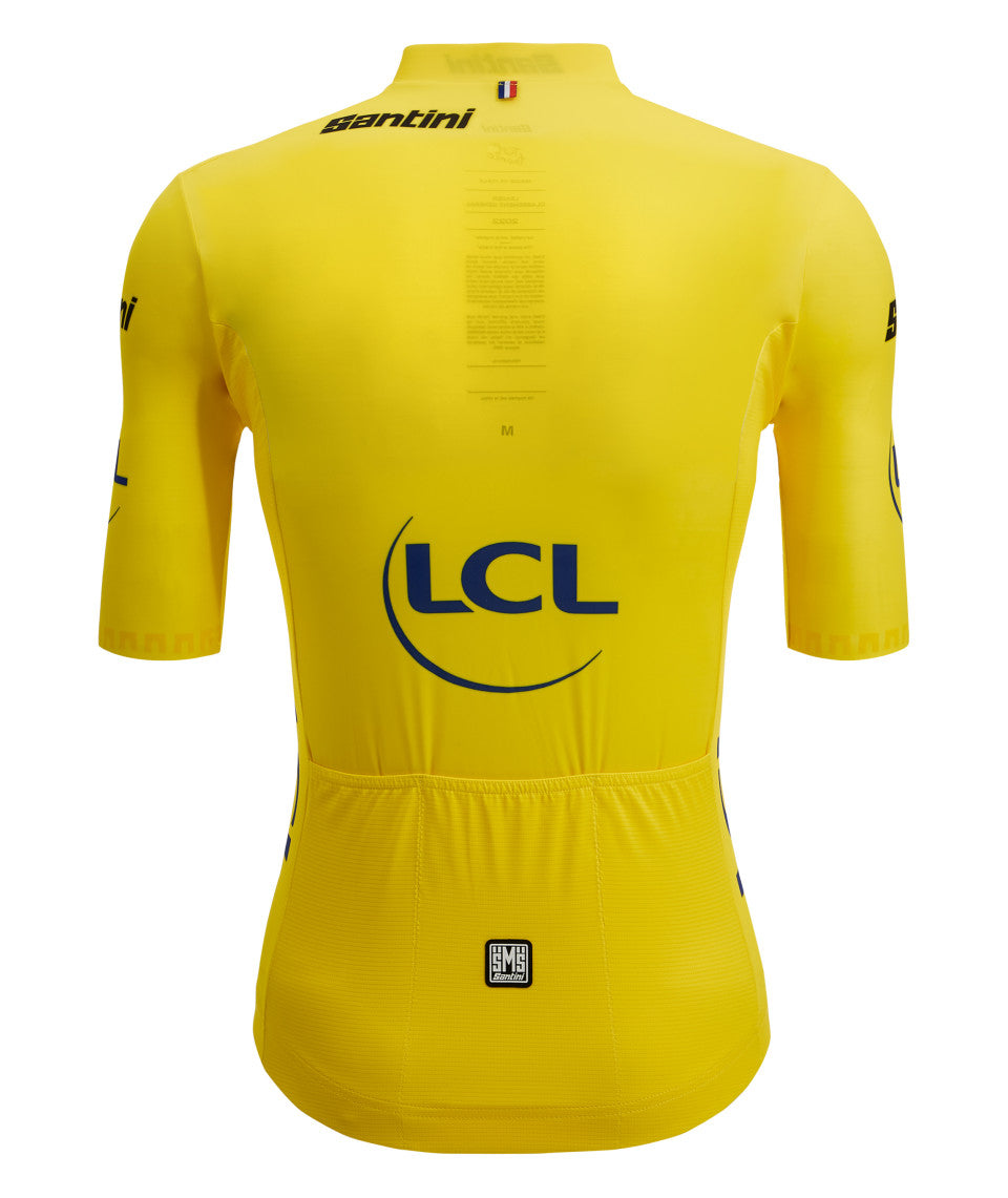 Santini Tour De France Overall Leader Pro Jersey-Yellow - Cyclop.in