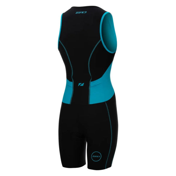 Zone3 Womens Activate Trisuit - Black/Turquoise - Cyclop.in