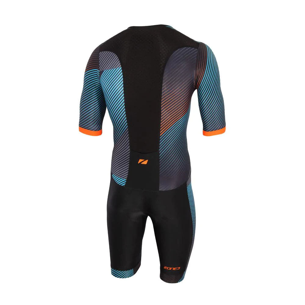 Zone3 Momentum Short Sleeve Full Print Mens Trisuit - Cyclop.in