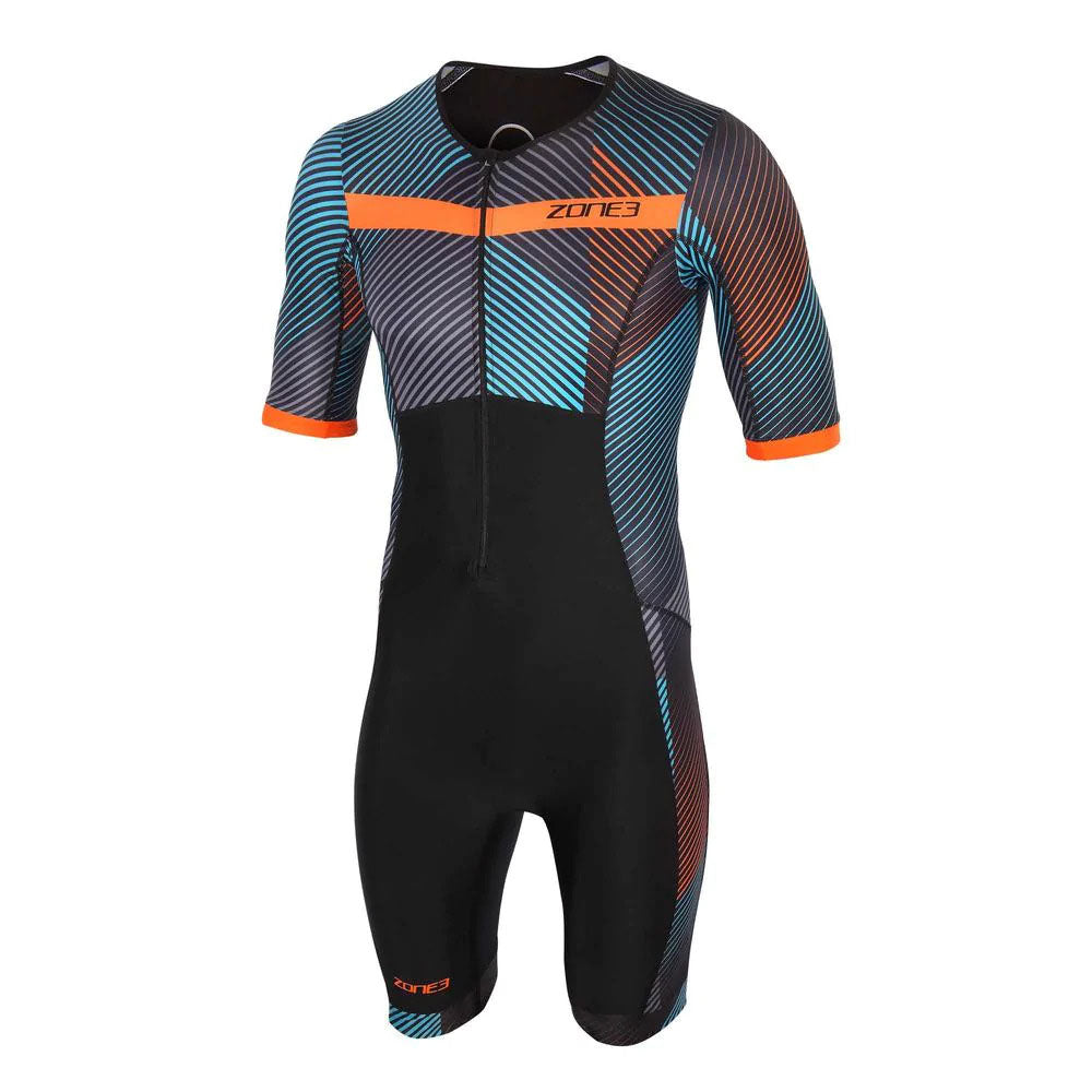 Zone3 Momentum Short Sleeve Full Print Mens Trisuit - Cyclop.in