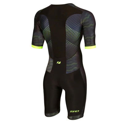 Zone3 Revolution Short Sleeve Full Print Mens Trisuit - Cyclop.in