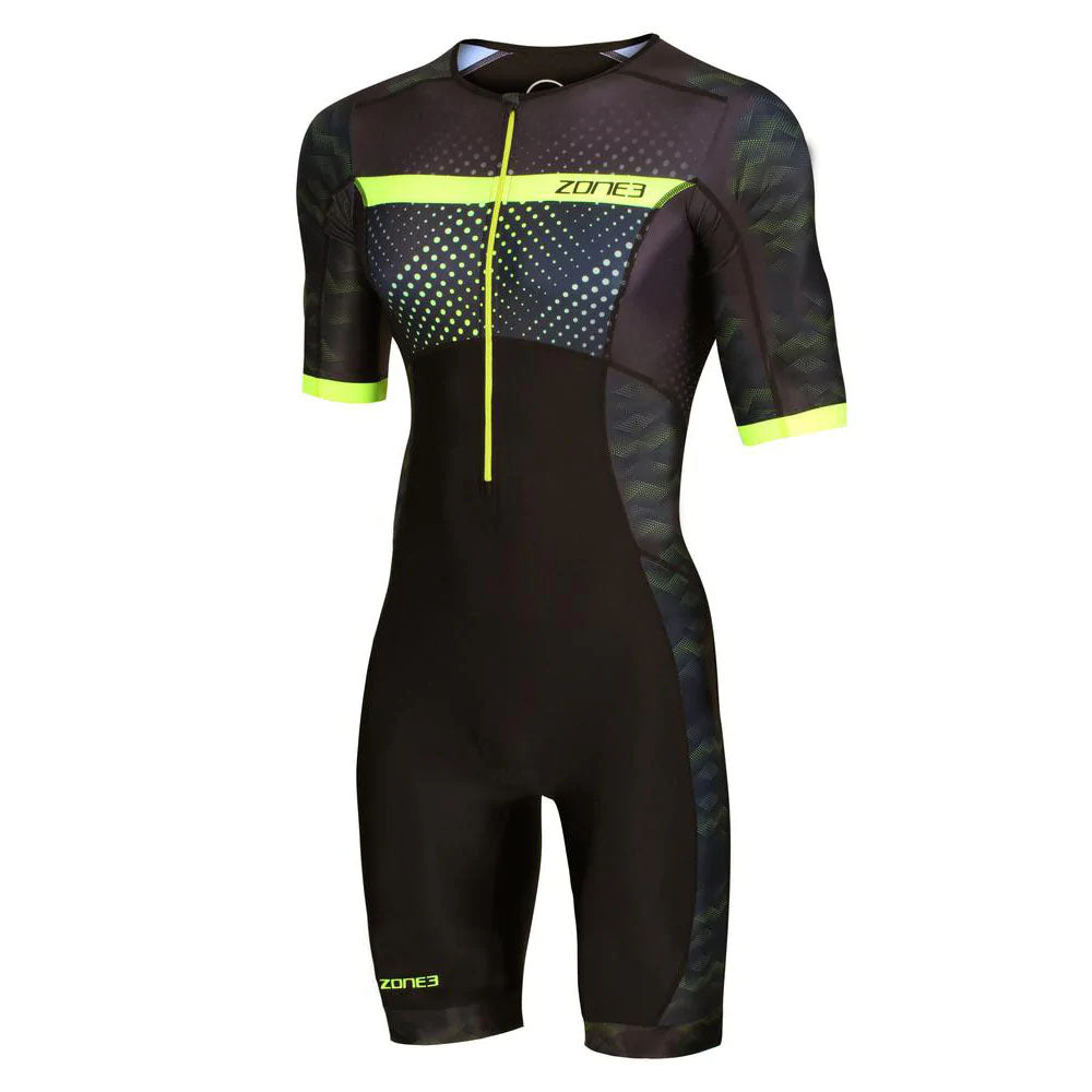 Zone3 Revolution Short Sleeve Full Print Mens Trisuit - Cyclop.in