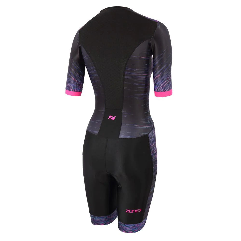 Zone3 Momentum Short Sleeve Full Print Womens Trisuit - Cyclop.in