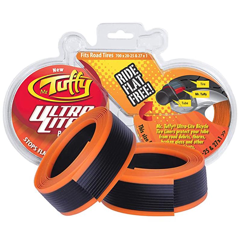 Mr Tuffy Ultra Lite Orange Twin Pack - 700x20-25 - Cyclop.in