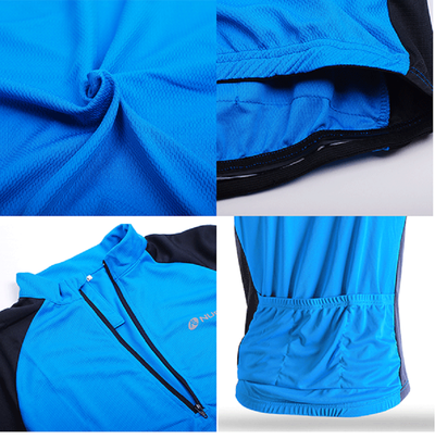 Nuckily NJ601 NS355 Half Jersey And Shorts Set - Blue - Cyclop.in