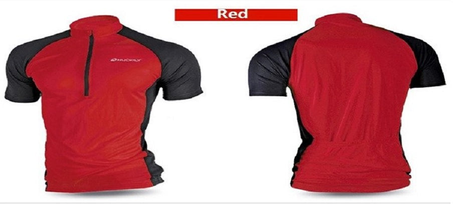 Nuckily Mycycology NJ601 Short Sleeves Cycling Jersey - Red - Cyclop.in