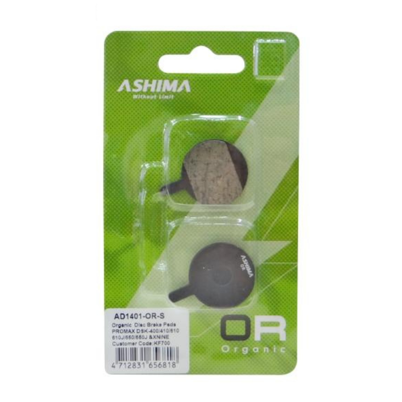 Ashima Organic Disc Pads - AD1401-OR-S - Cyclop.in