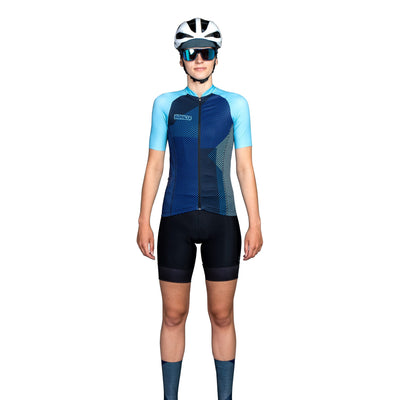 Bioracer Women's Vesper Jersey - Blue Blitzz - Cyclop.in