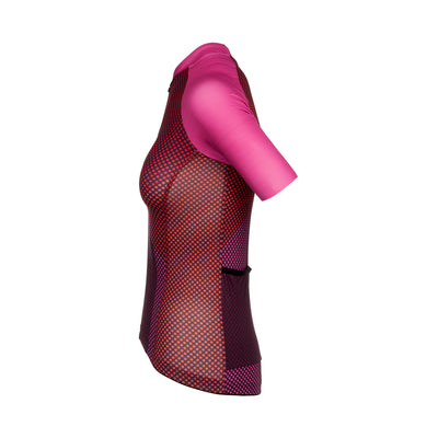 Bioracer Women's Vesper Jersey - Pink Blitzz - Cyclop.in