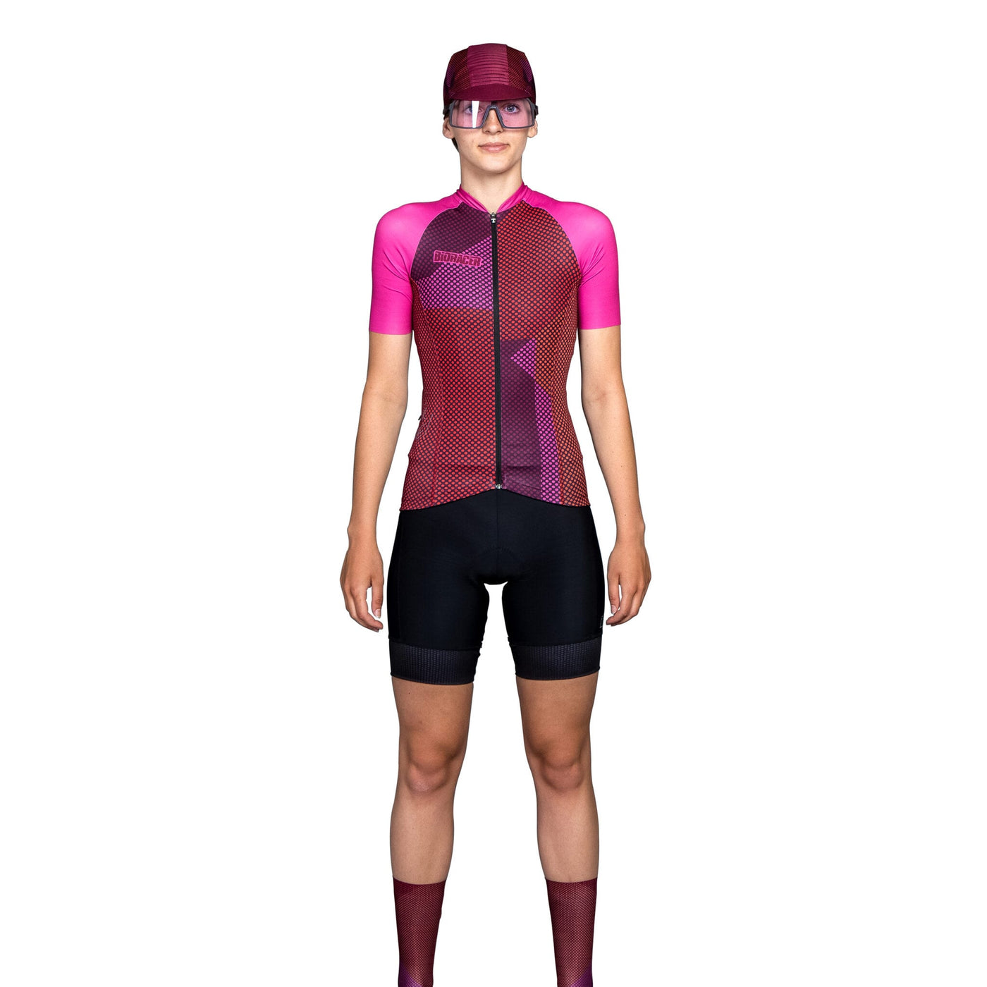 Bioracer Women's Vesper Jersey - Pink Blitzz - Cyclop.in