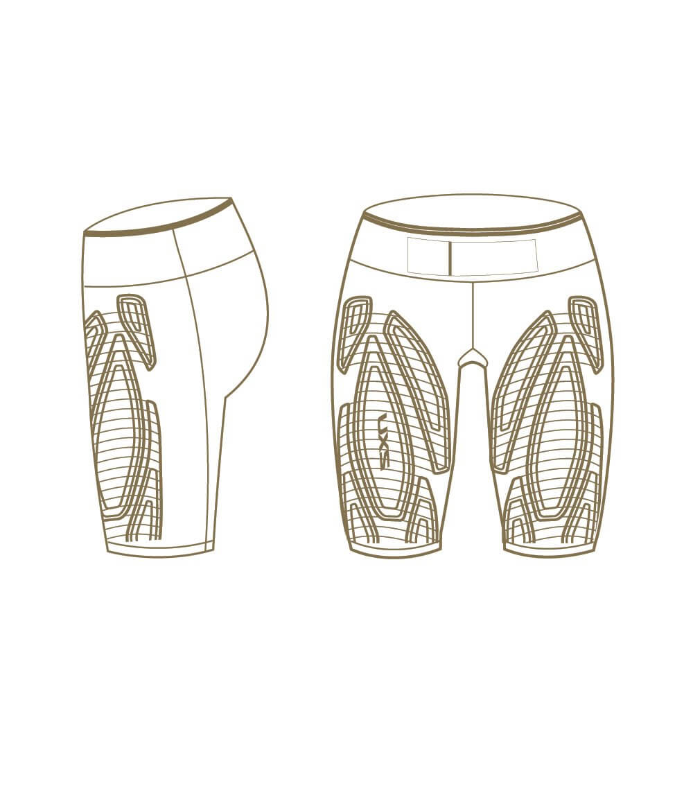 Buy 2XU Light Speed Mid-Rise Womens Compression Shorts