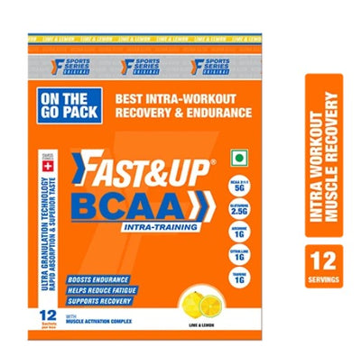 Fast&Up BCAA - Intra Workout Recovery - Pack of 12 Sachets - Cyclop.in