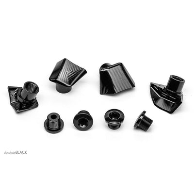 Absolute Black Crank Bolt Covers For Dura-Ace 9100 & Ultegra 8000 - Black - Cyclop.in