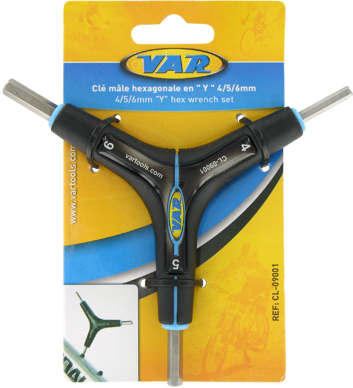 VAR 4/5/6 mm Y-hex Wrench Set Tool - Cyclop.in