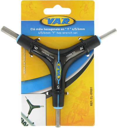 VAR 4/5/6 mm Y-hex Wrench Set Tool - Cyclop.in