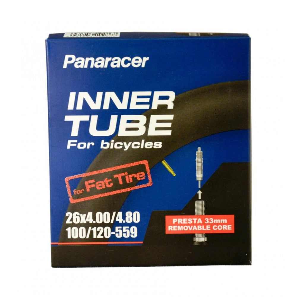 Panaracer 26X4.0/4.8 F/V 33mm Presta Removal Valve Tube - Cyclop.in