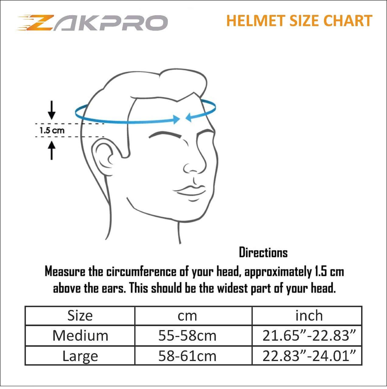 ZAKPRO Smart Turn Signal Cycling Helmet with Integrated Technology - Urban Series - Cyclop.in
