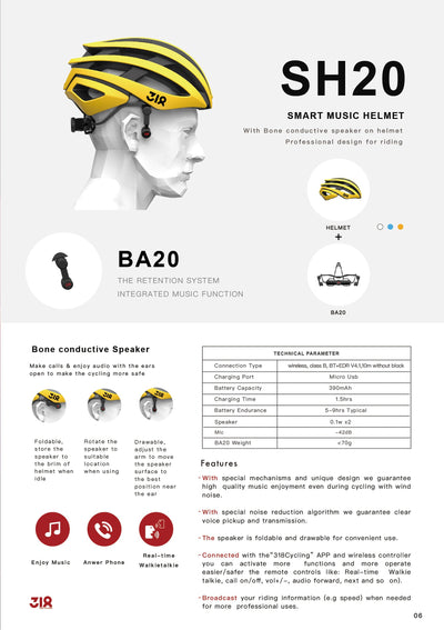 ZAKPRO Smart Cycling Helmet with Bluetooth Speakers and Sensitive Rear Alerting Lights - 318 Series - Cyclop.in