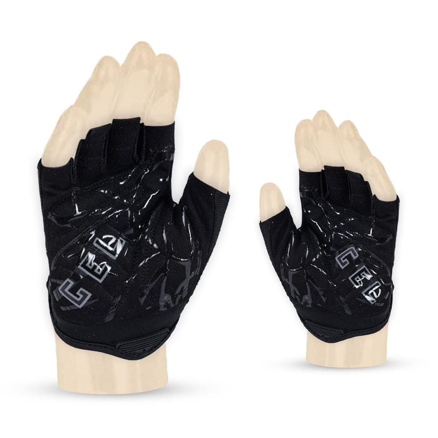 ZAKPRO Gel Series Anti-Slip Professional Half Finger Cycling Gloves - Black - Cyclop.in