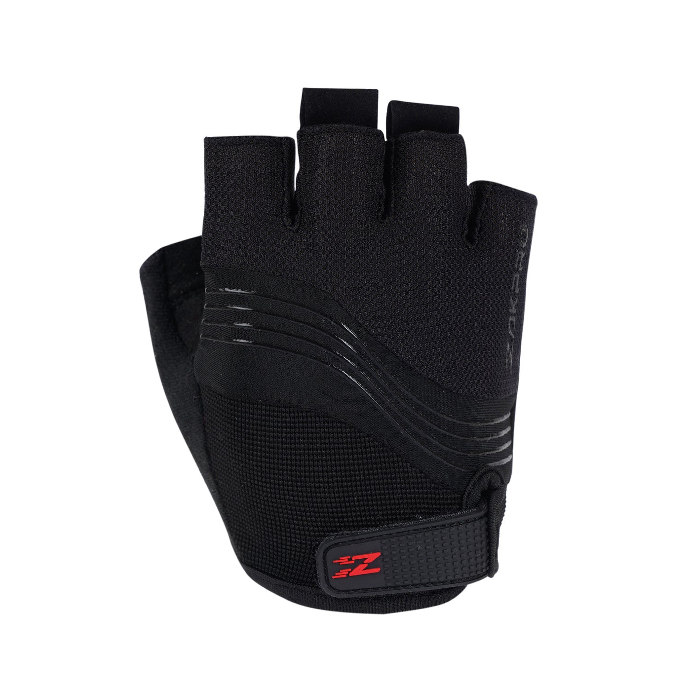 ZAKPRO Gel Series Anti-Slip Professional Half Finger Cycling Gloves - Black - Cyclop.in