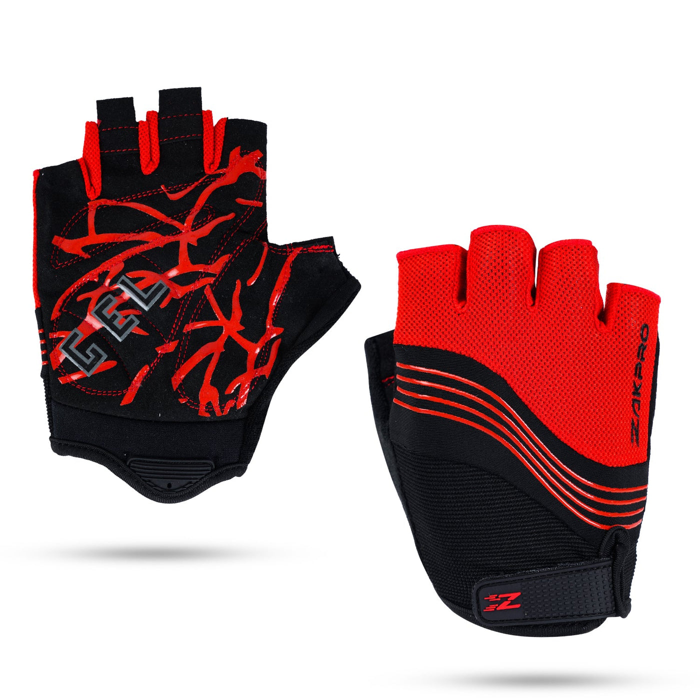 Half Finger Bike Riding Gloves Bike Buy ZAKPRO Gel Series Anti