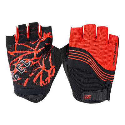 ZAKPRO Gel Series Anti-Slip Professional Half Finger Cycling Gloves - Red - Cyclop.in