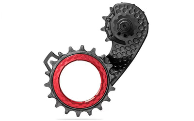 Absolute Black Hollowcage Carbon-Ceramic Pulley Cage Shimano 9100/8000 - Cyclop.in