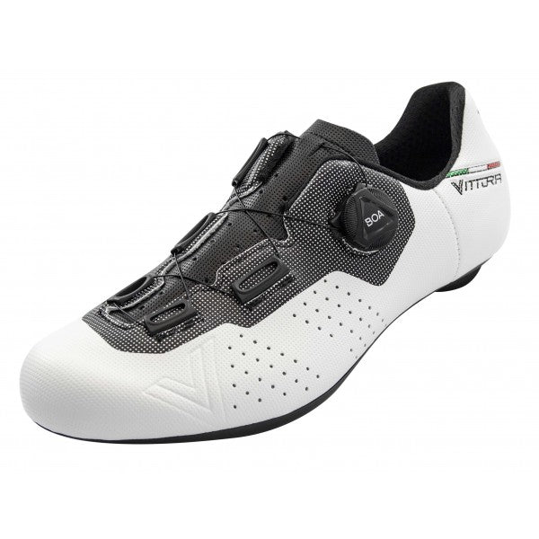 Vittoria Road Cycling Shoes Nylon Sole Alise White 36 White Black