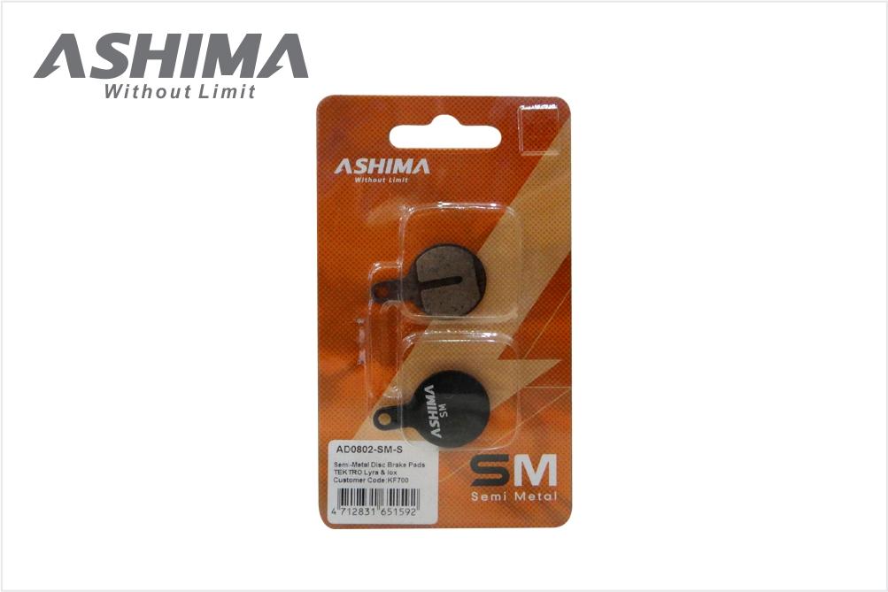 Ashima Semi Metal Disc Pads - AD0802-SM-S - Cyclop.in