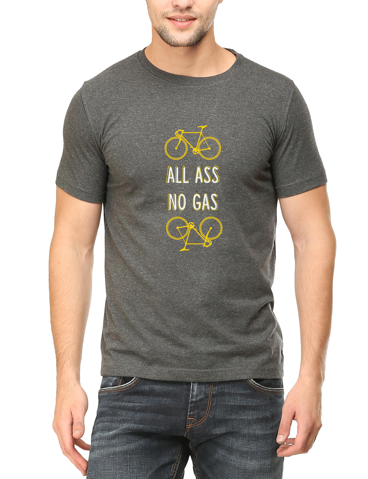 Cyclop All Ass No Gas Cycling T-Shirt - Cyclop.in
