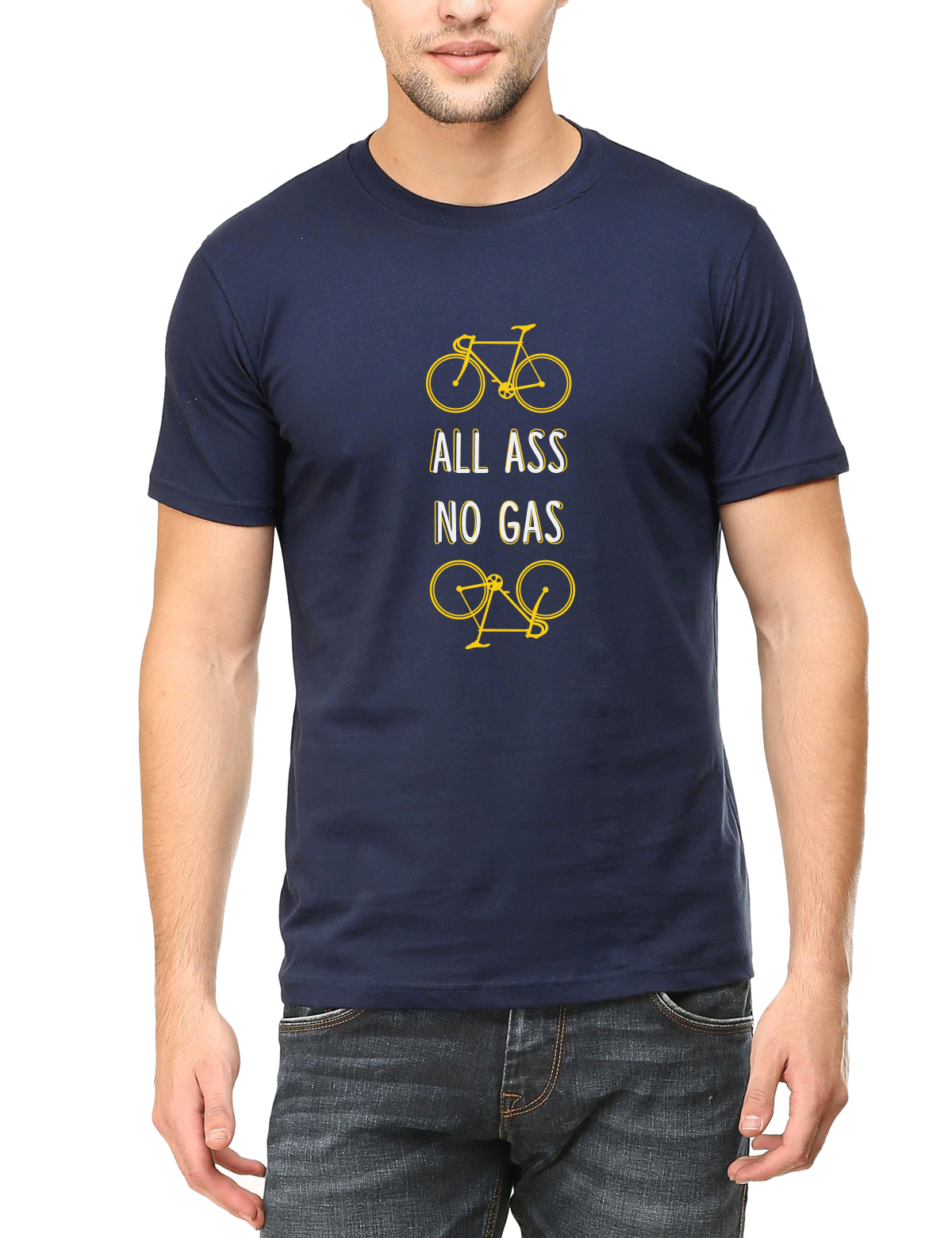 Cyclop All Ass No Gas Cycling T-Shirt - Cyclop.in