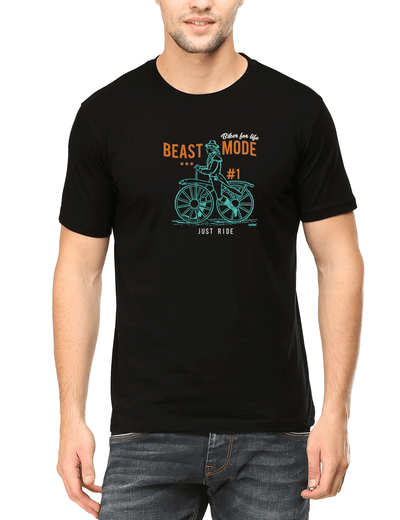 Cyclop Beast Mode Cycling T-Shirt - Black - Cyclop.in