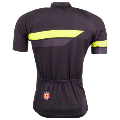 Bioracer Team Men's Jersey 2.0 - Black/Fluo Yellow - Cyclop.in