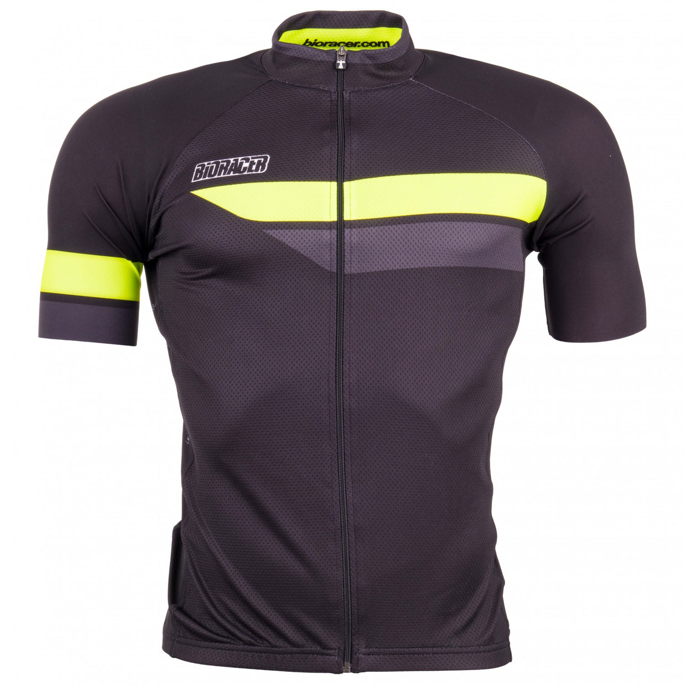 Bioracer Team Men's Jersey 2.0 - Black/Fluo Yellow - Cyclop.in