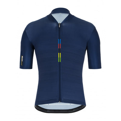 Santini UCI Official Classe Jersey (Navy Blue) - Cyclop.in