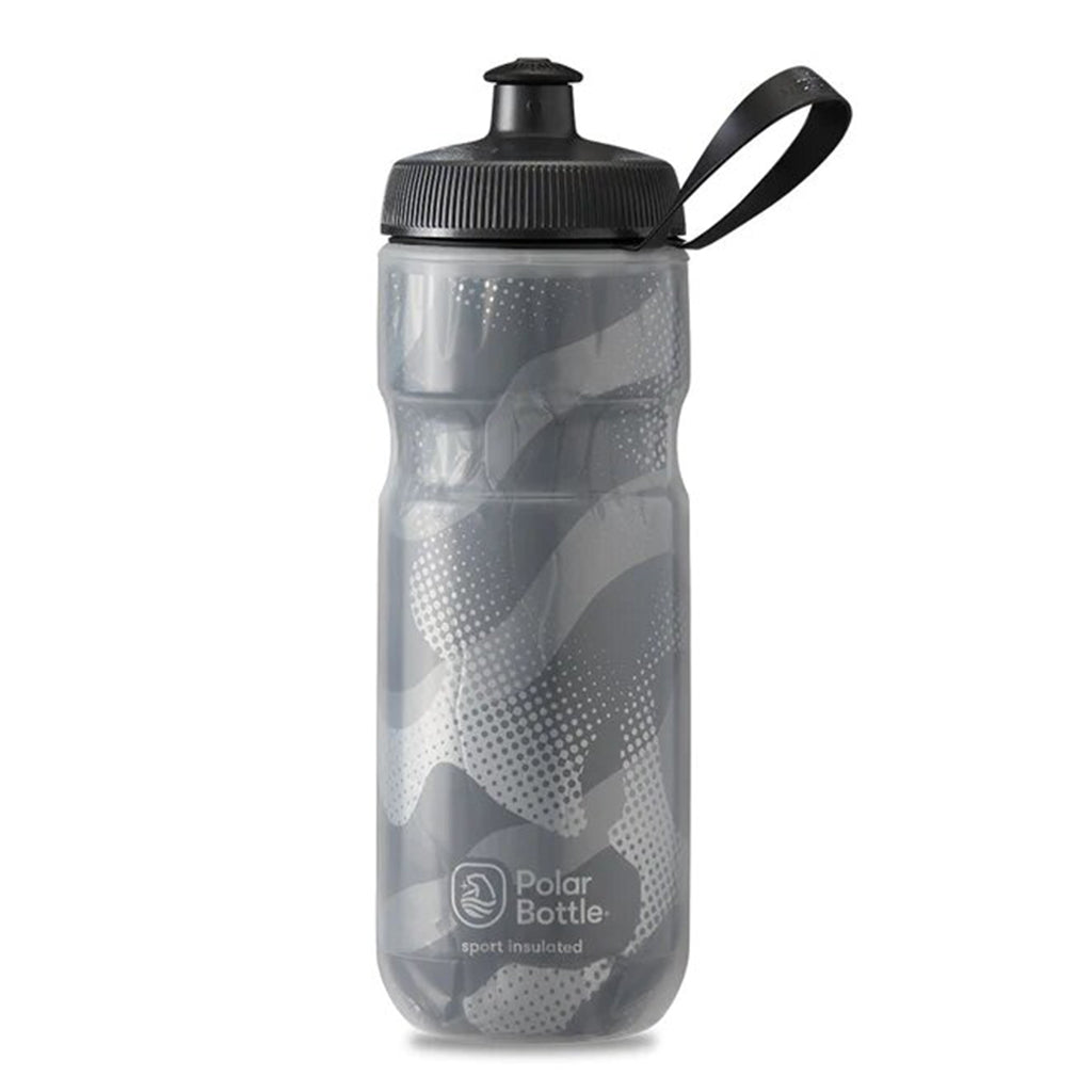 Polar Sport Insulated Contender Bottle - Charcoal/Silver - Cyclop.in