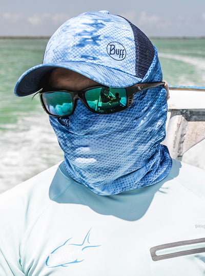 BUFF® Coolnet UV+ Insect Shield Tubular (Tantai Steel Blue) - Cyclop.in