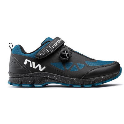 Northwave Corsair Shoes - Black/Deep Blue - Cyclop.in