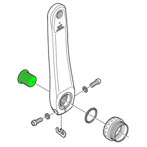 Shimano Crank Arm Fixing Bolt | for Ultegra / 105 / Tiagra - Y1P417000 - Cyclop.in