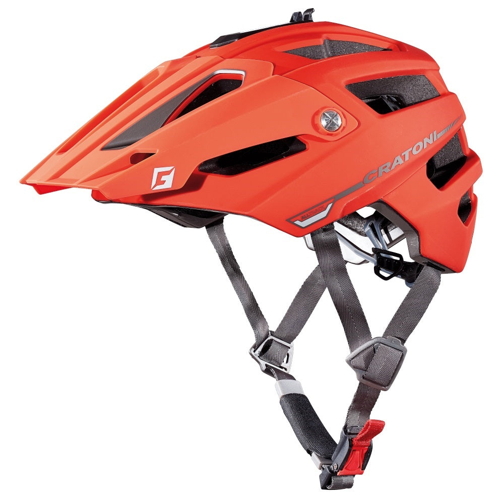 Cratoni All Track Cycle Helmet | Red Black - Cyclop.in