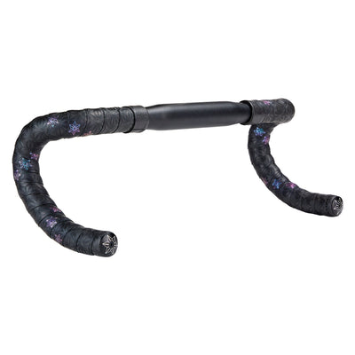 Supacaz Super Sticky Kush Galaxy Bar Tape - Oil Slick Print with Ano Black Plugs - Cyclop.in