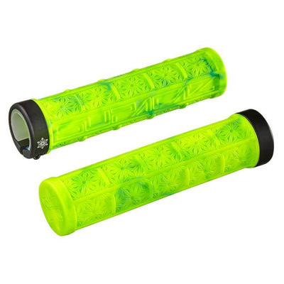 Supacaz Grizips Splash - Neon Yellow/Neon Blue Splash - Cyclop.in