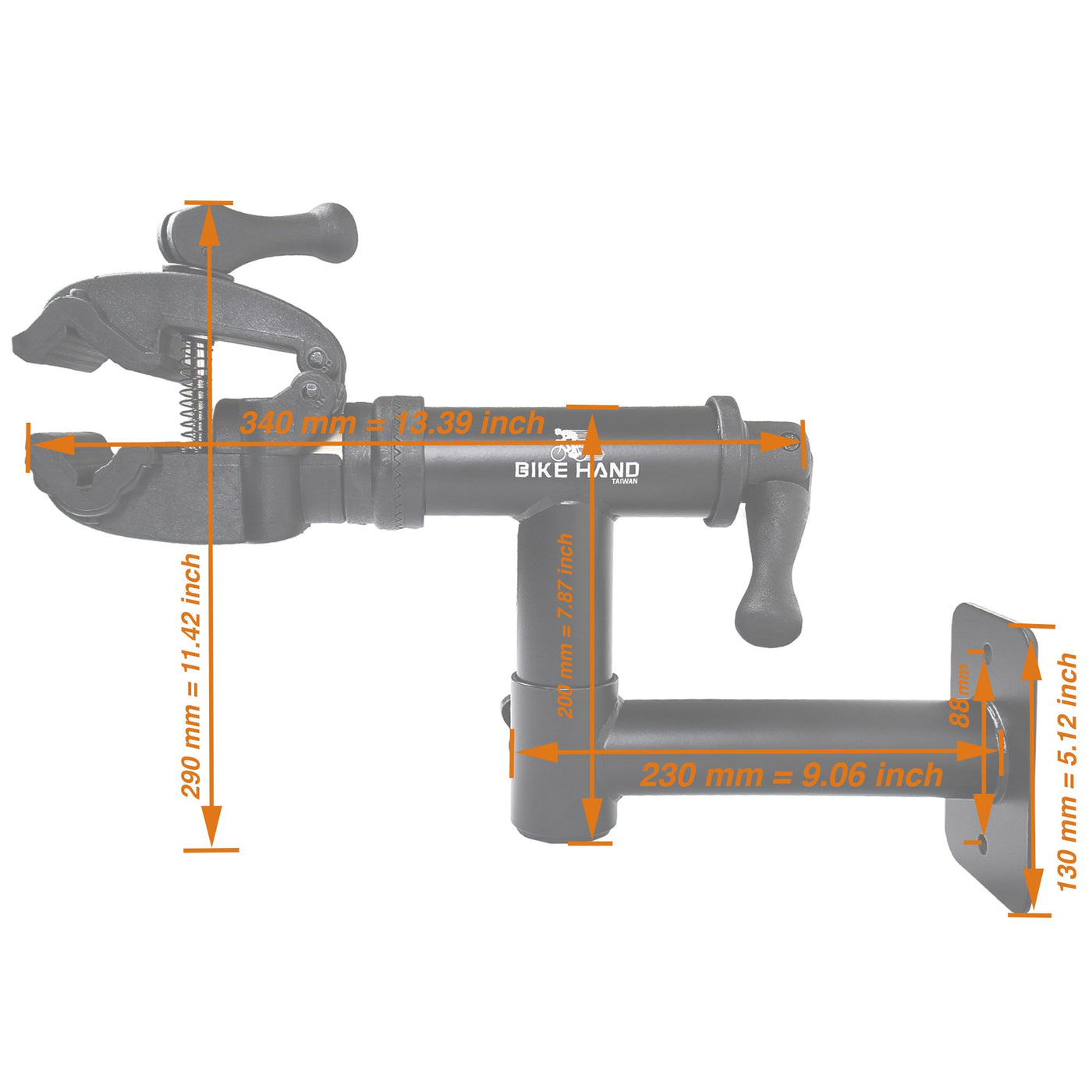 Bike Hand Wall Mount Bicycle Repair Stand - Cyclop.in