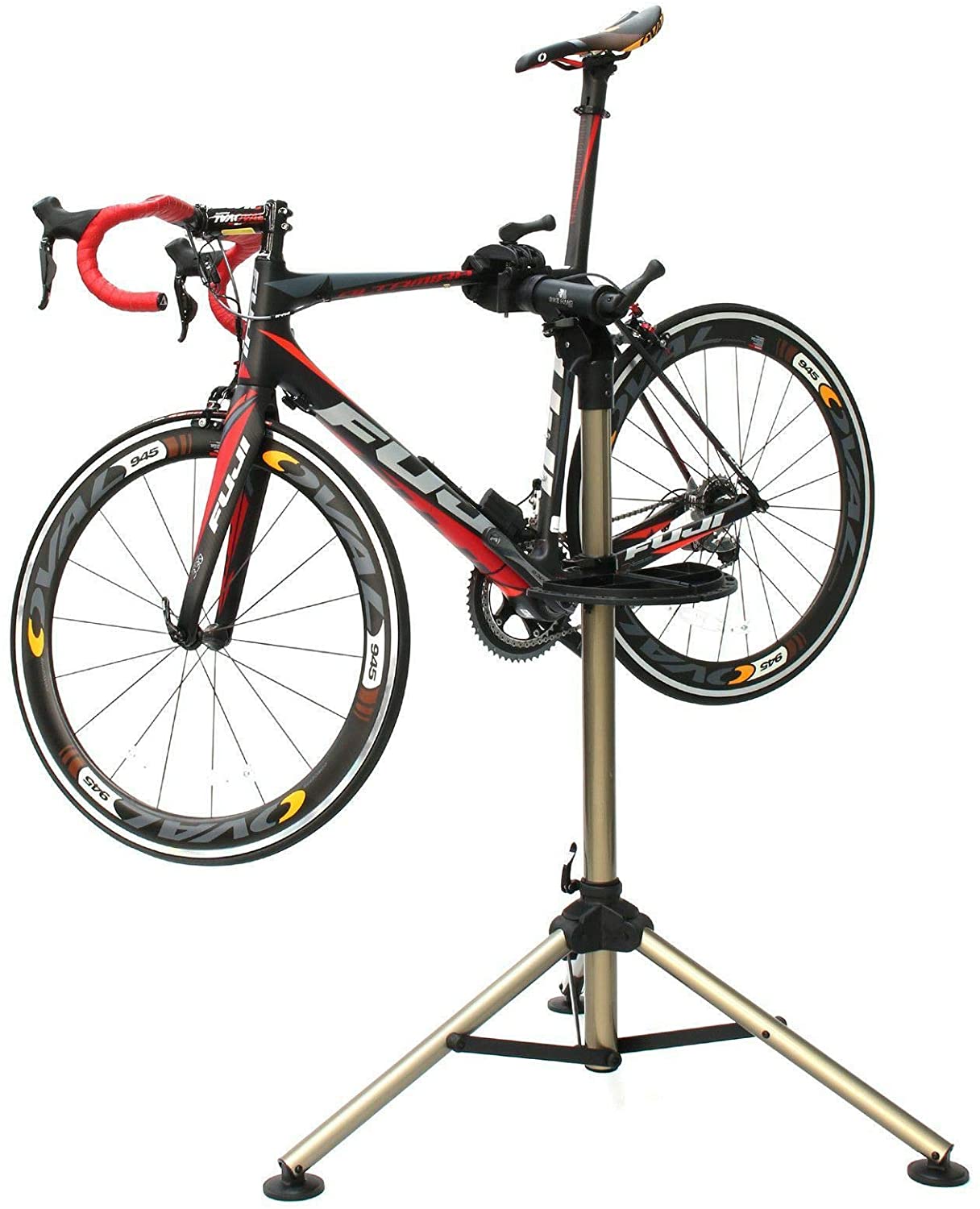 Bike Hand Repair Stand Tripod with Magnetic Tool Tray - Cyclop.in