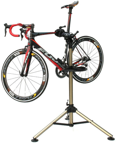 Bike Hand Repair Stand Tripod with Magnetic Tool Tray - Cyclop.in