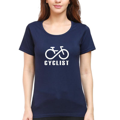 Swag Swami Women's  Cyclist Logo T-Shirt - Cyclop.in